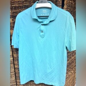 Brax- Ultralight, Style: Pepe, Men's Teal Blue Polo Shirt- Size: Large